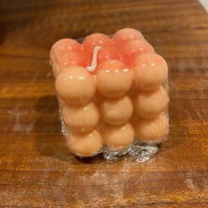 Peach Bubble Candle