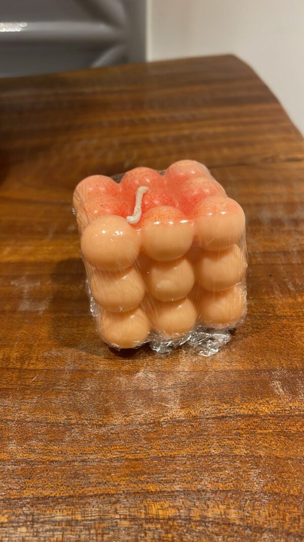 Peach Bubble Candle